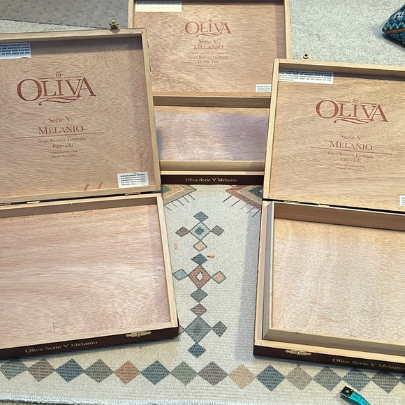 Bundle of 3 Oliva wooden cigar boxes - Picture 7 of 7